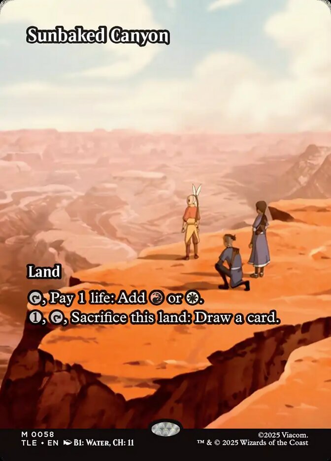 Sunbaked Canyon 58/317 (Avatar: The Last Airbender: Eternal-Legal) - Borderless