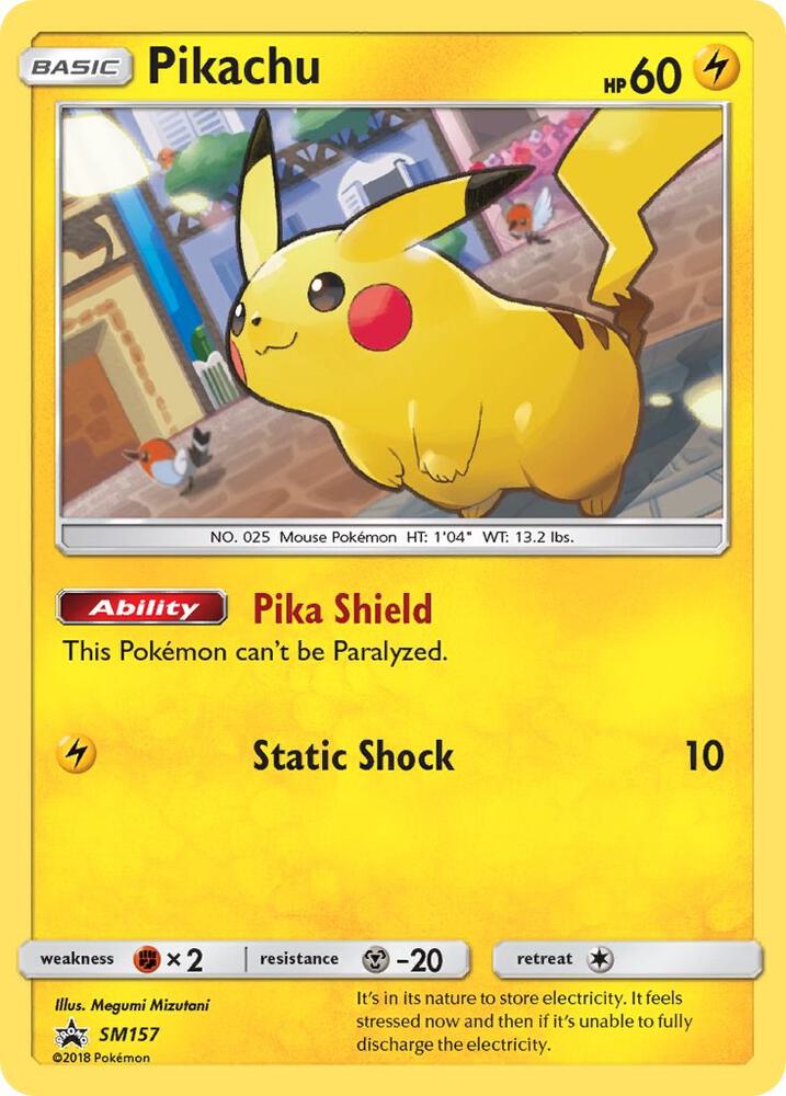 Pikachu SM157 (SM Promos) - Holofoil