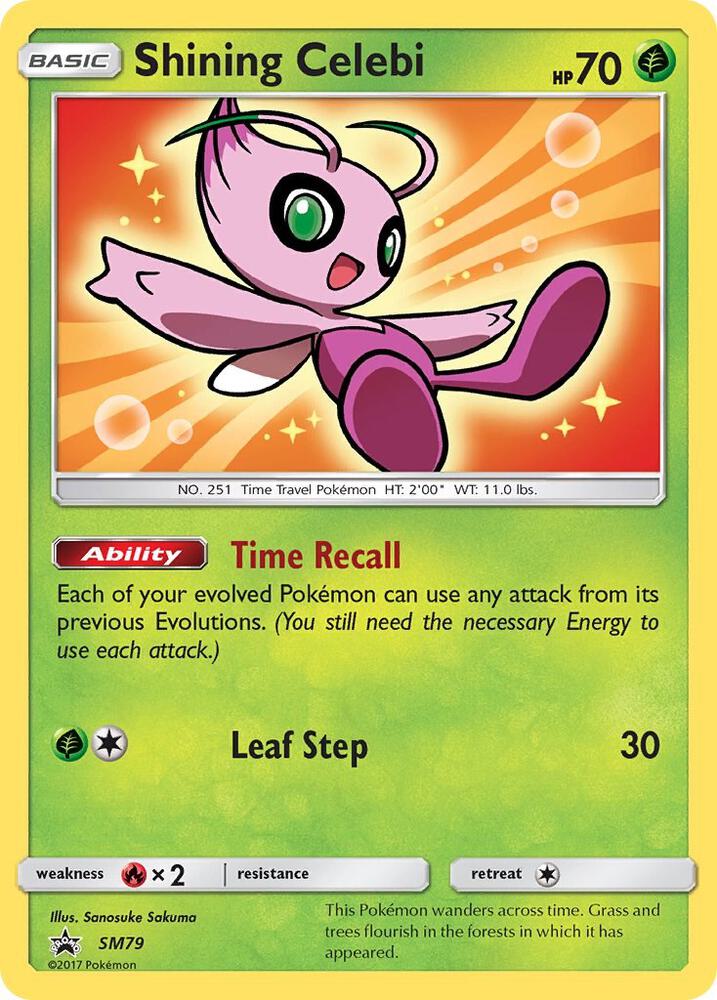 Shining Celebi SM79 (SM Promos) - Holofoil