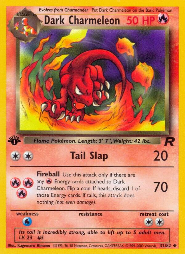 Dark Charmeleon 32/82 (Team Rocket) - 1st Edition