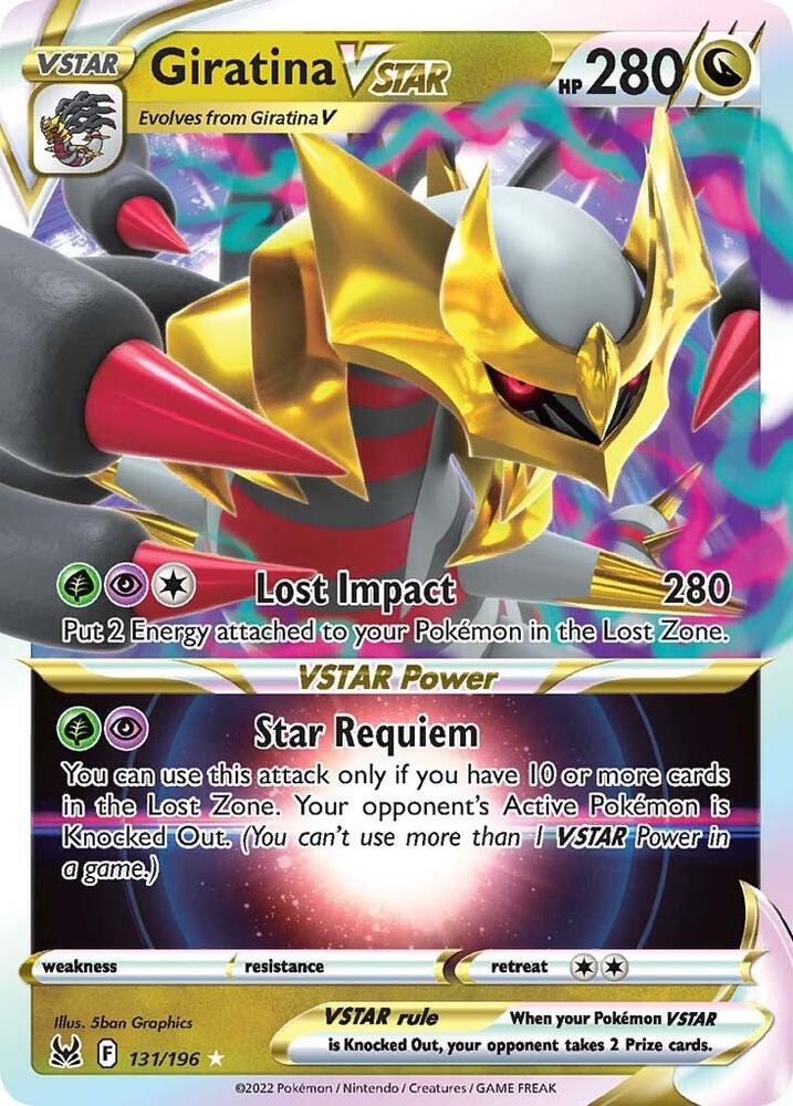 Giratina VSTAR 131/196 (SWSH11: Lost Origin) - Holofoil