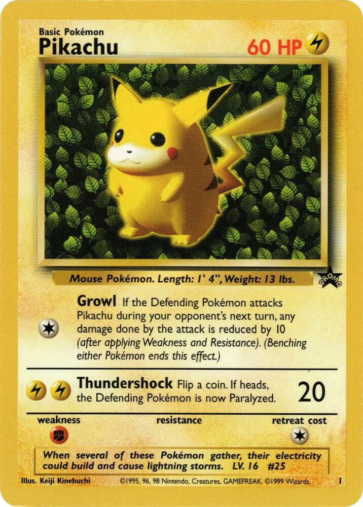 Pikachu 01/53 (WoTC Promo)