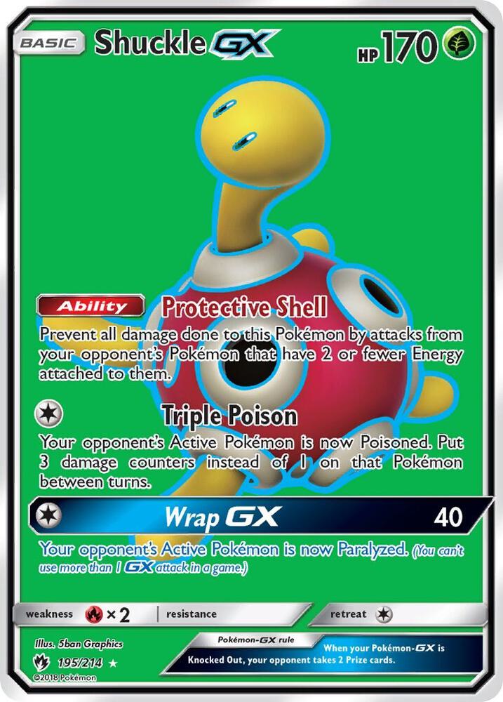 Shuckle GX 195/214 (SM - Lost Thunder) - Holofoil