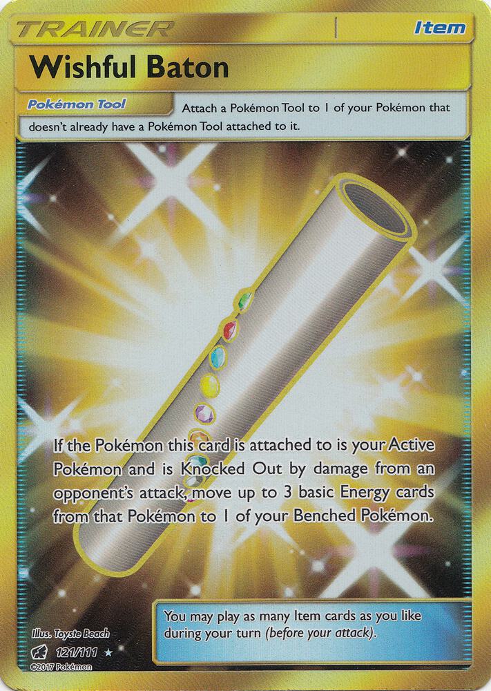 Wishful Baton 121/111 (SM - Crimson Invasion) - Holofoil