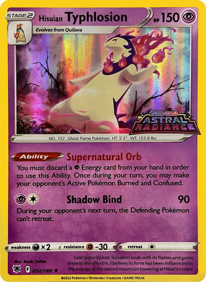 Hisuian Typhlosion GameStop Exclusive 052/189 (Miscellaneous Cards & Products) - Holofoil