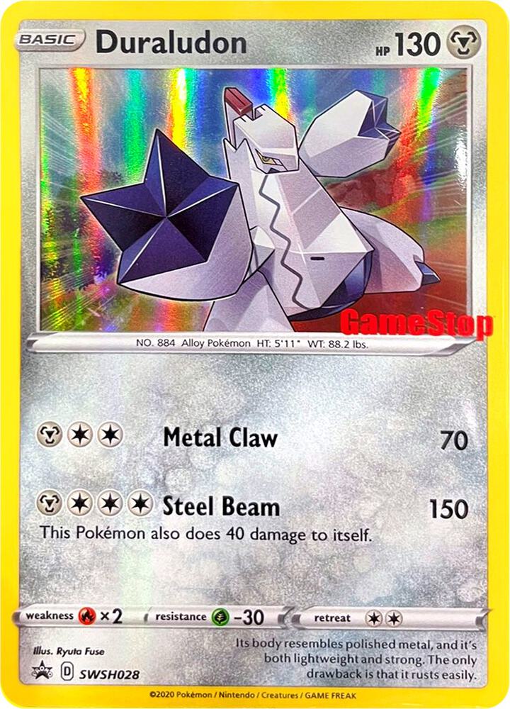 Duraludon Gamestop Exclusive SWSH028 (Miscellaneous Cards & Products) - Holofoil