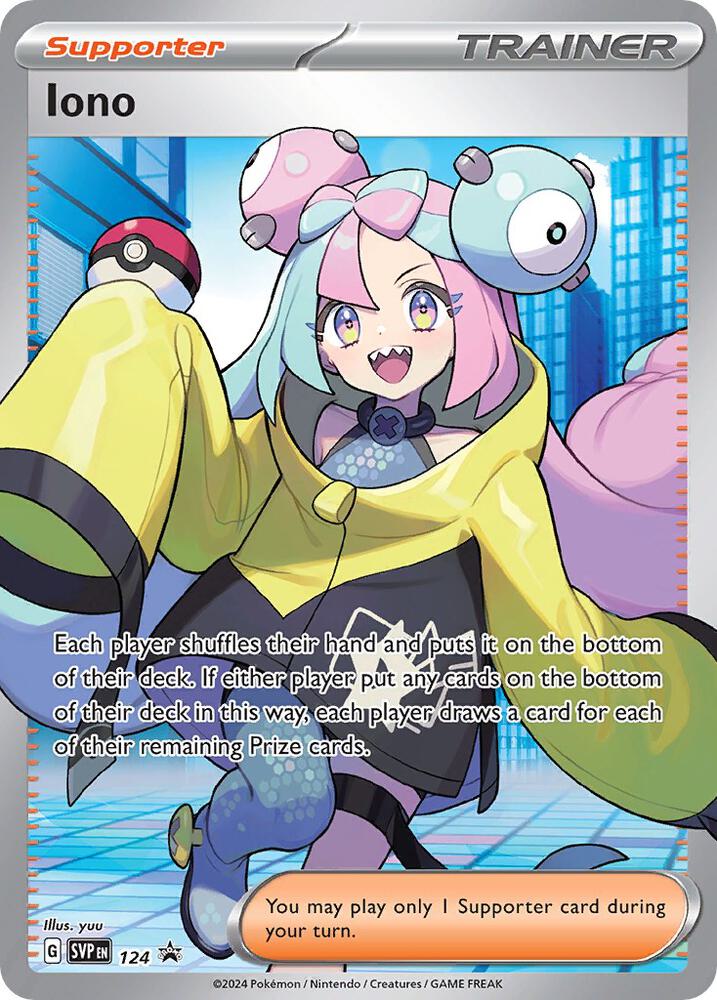 Iono 124 (SV: Scarlet & Violet Promo Cards) - Holofoil