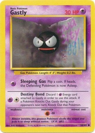 Gastly 050/102 (Base Set) - Unlimited Normal