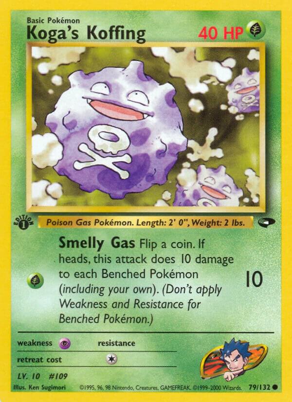 Koga's Koffing 079/132 (Gym Challenge) - 1st Edition