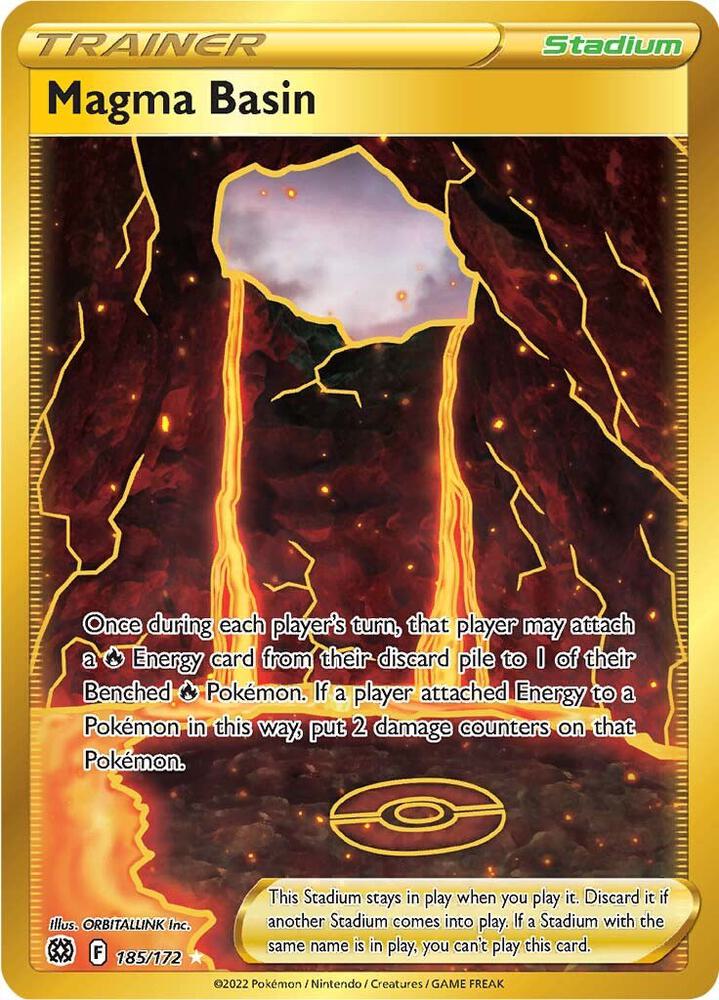 Magma Basin Secret 185/172 (SWSH09: Brilliant Stars) - Holofoil