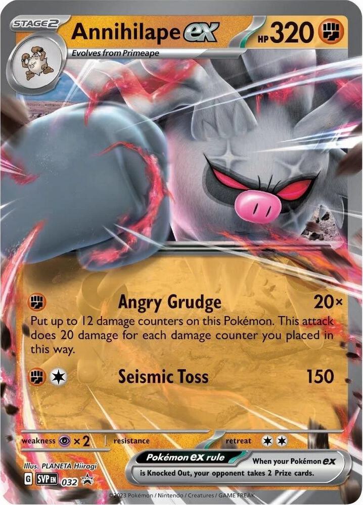 Annihilape ex 032 (SV: Scarlet & Violet Promo Cards) - Holofoil