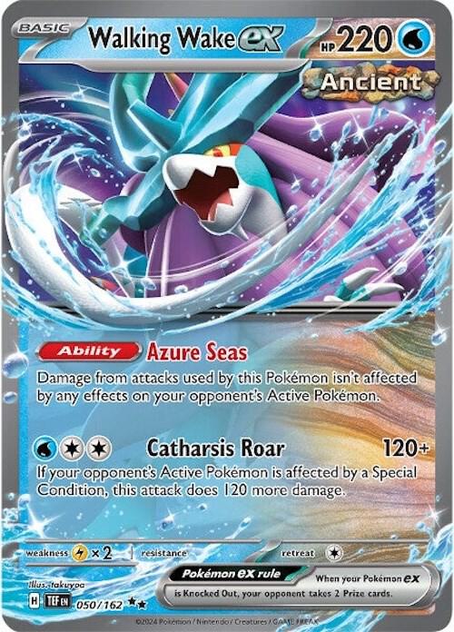 Walking Wake ex 050/162 (SV05: Temporal Forces) - Holofoil