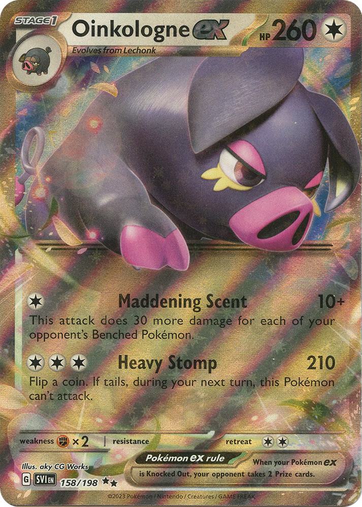 Oinkologne ex 158/198 (SV01: Scarlet & Violet Base Set) - Holofoil