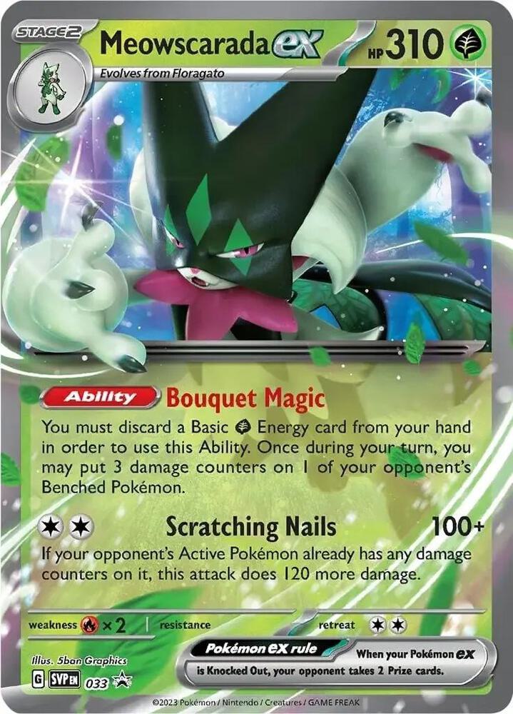 Meowscarada ex 033 (SV: Scarlet & Violet Promo Cards) - Holofoil