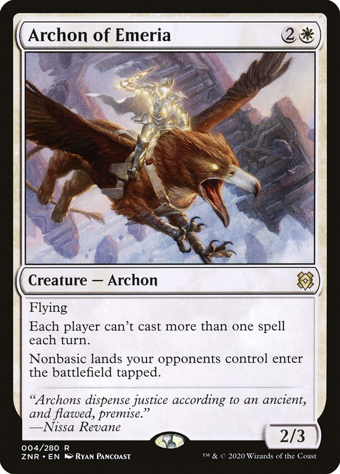Archon of Emeria 4 (Zendikar Rising)