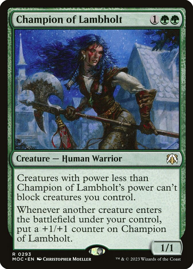 Champion of Lambholt 293/444 (Commander: March of the Machine)