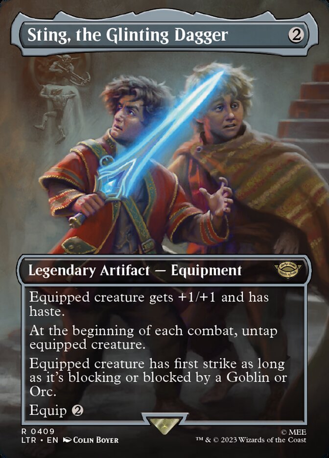Sting, the Glinting Dagger 409 (Universes Beyond: The Lord of the Rings: Tales of Middle-earth) - Borderless