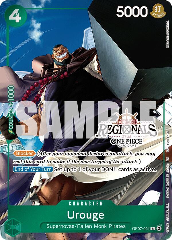 Urouge (Offline Regional Participation Pack 2025 Vol.1) OP07-021 (One Piece Promotion Cards)