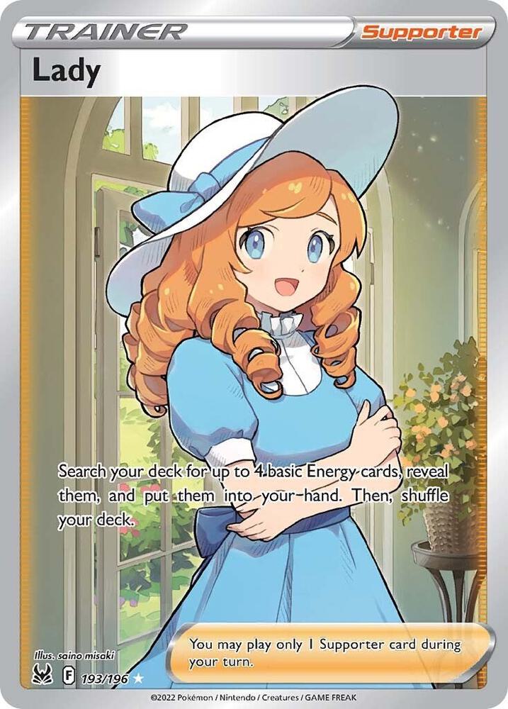 Lady 193/196 (SWSH11: Lost Origin) - Holofoil