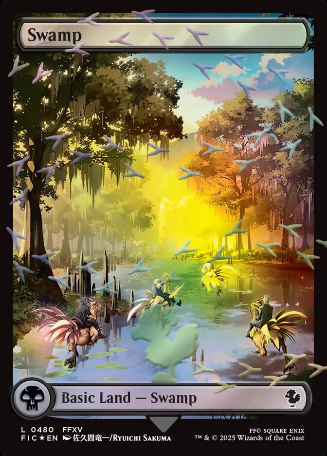 Swamp 480 (Commander: FINAL FANTASY) - Foil