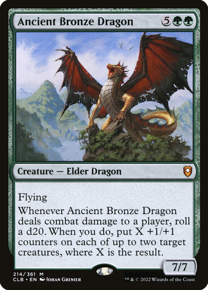 Ancient Bronze Dragon 214 (Commander Legends: Battle for Baldur's Gate) - Foil