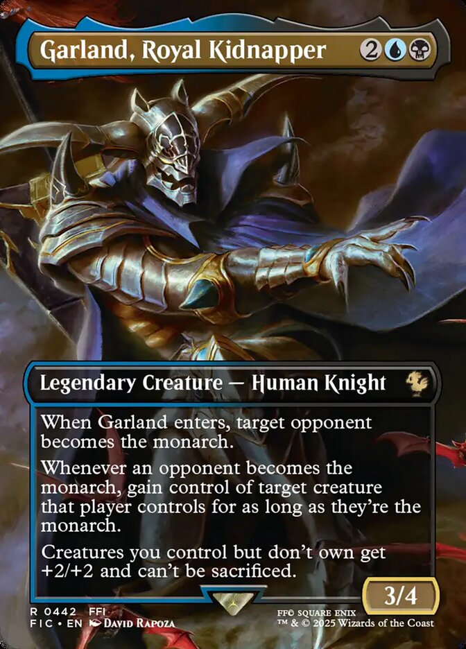Garland, Royal Kidnapper 442 (Commander: FINAL FANTASY) - Borderless