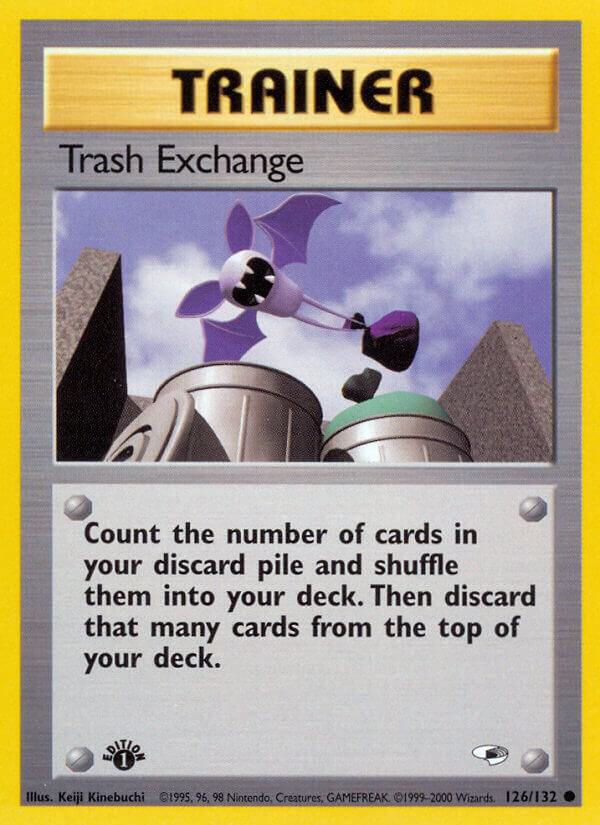 Trash Exchange 126/132 (Gym Heroes) - 1st Edition