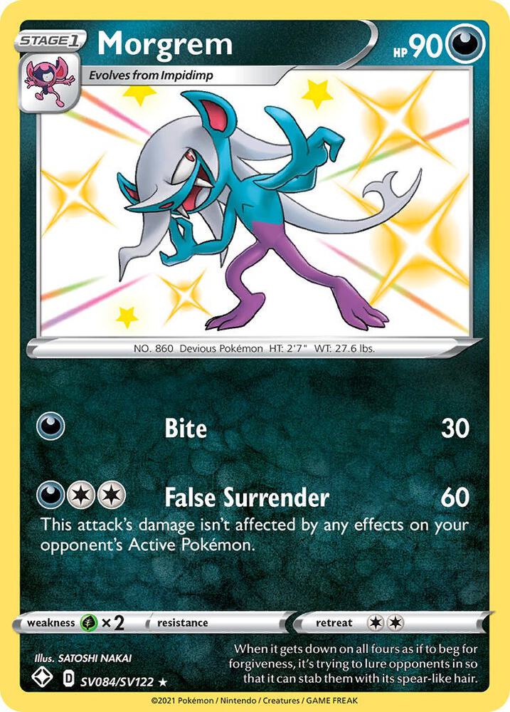 Morgrem SV084/SV122 (Shining Fates: Shiny Vault) - Holofoil