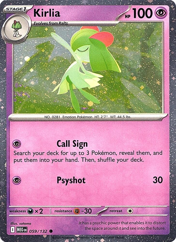 Kirlia 059/132 (Miscellaneous Cards & Products) - Cosmo Holofoil