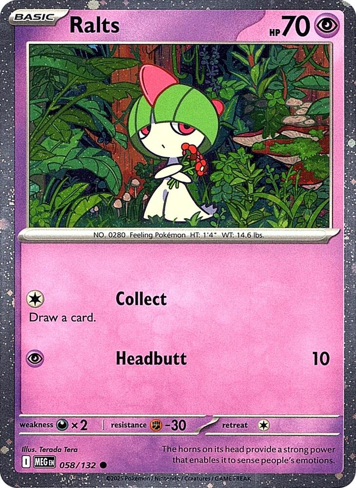 Ralts 058/132 (Miscellaneous Cards & Products) - Cosmo Holofoil