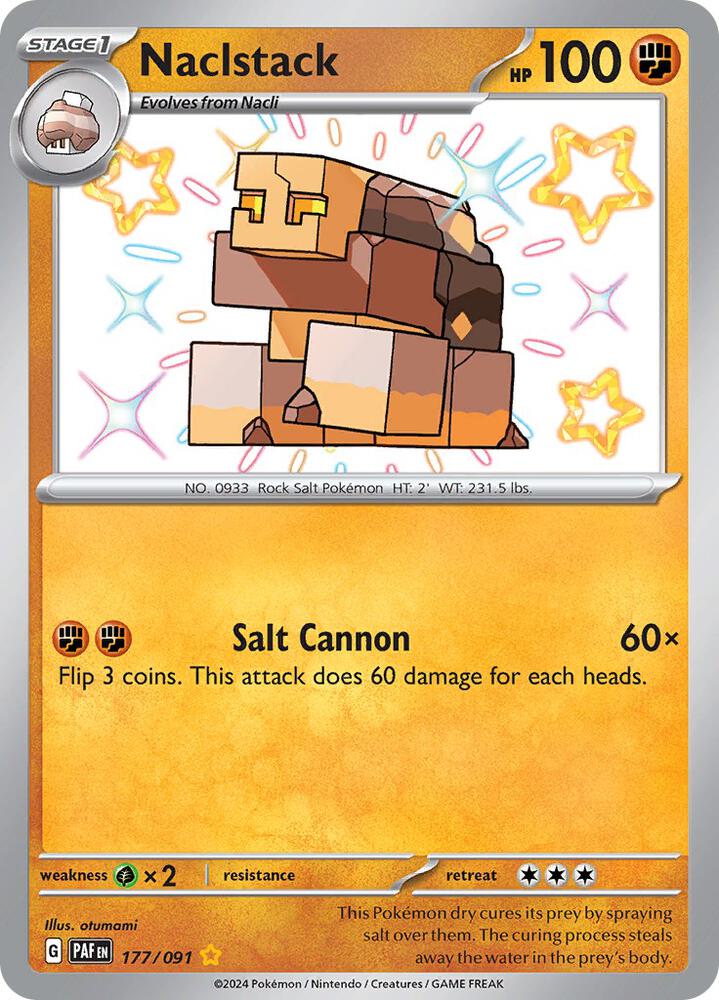 Naclstack 177/091 (SV: Paldean Fates) - Holofoil