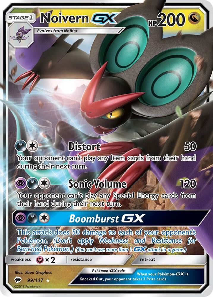 Noivern GX 99/147 (SM - Burning Shadows) - Holofoil