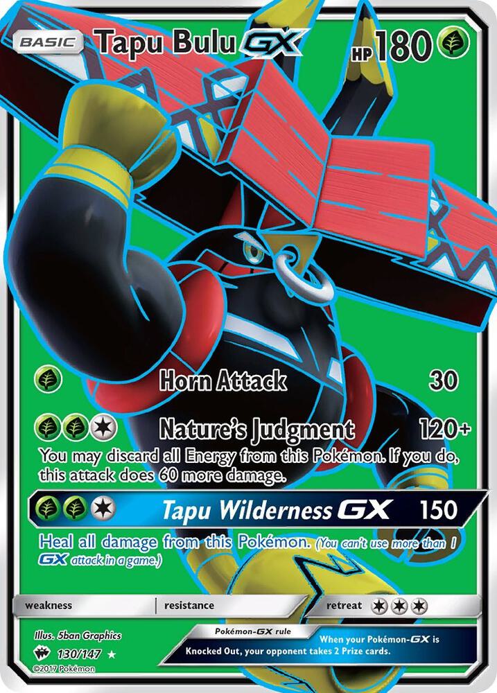 Tapu Bulu GX 130/147 (SM - Burning Shadows) - Holofoil