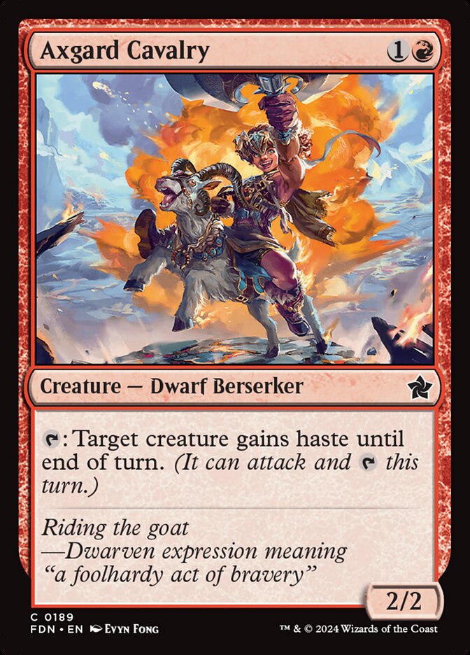 Axgard Cavalry 189 (Foundations) - Foil
