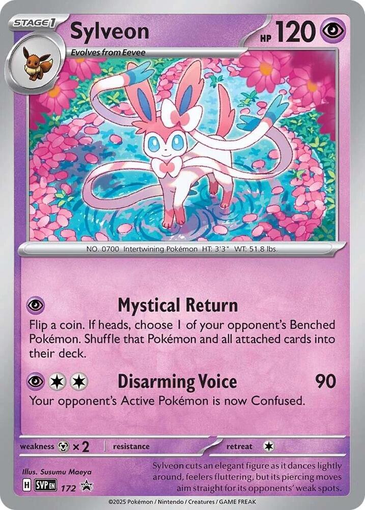 Sylveon 172 (SV: Scarlet & Violet Promo Cards) - Cosmo Holofoil