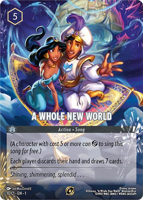 A Whole New World 10 (Disney Lorcana Promo Cards)