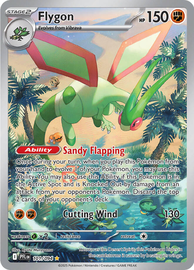 Flygon 101 094 101/094 (ME02: Phantasmal Flames) - Holofoil