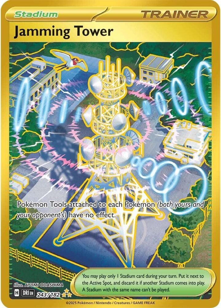 Jamming Tower 243/182 (SV10: Destined Rivals) - Holofoil