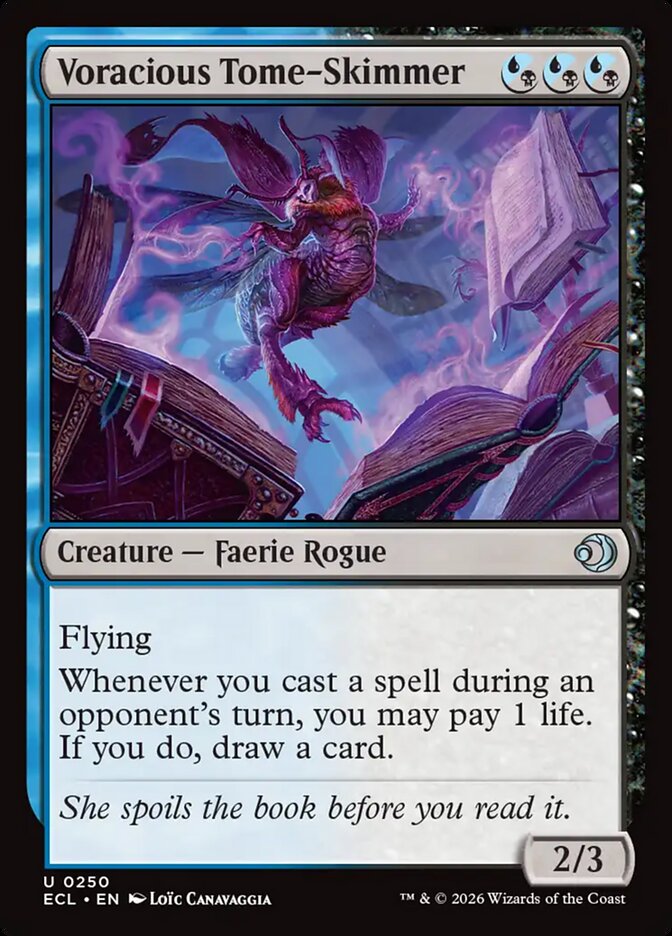 Voracious Tome-Skimmer 250/273 (Lorwyn Eclipsed)