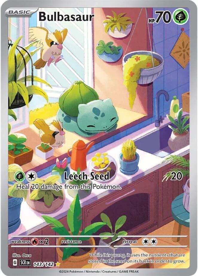 Bulbasaur 143/142 (SV07: Stellar Crown) - Holofoil