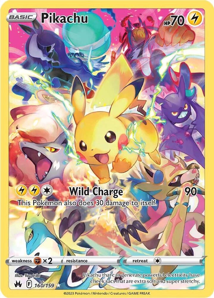 Pikachu Secret 160/159 (SWSH: Crown Zenith) - Holofoil