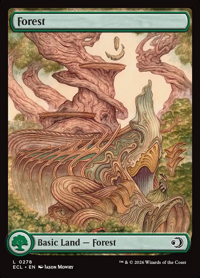 Forest 278 (Lorwyn Eclipsed) - Full Art Foil