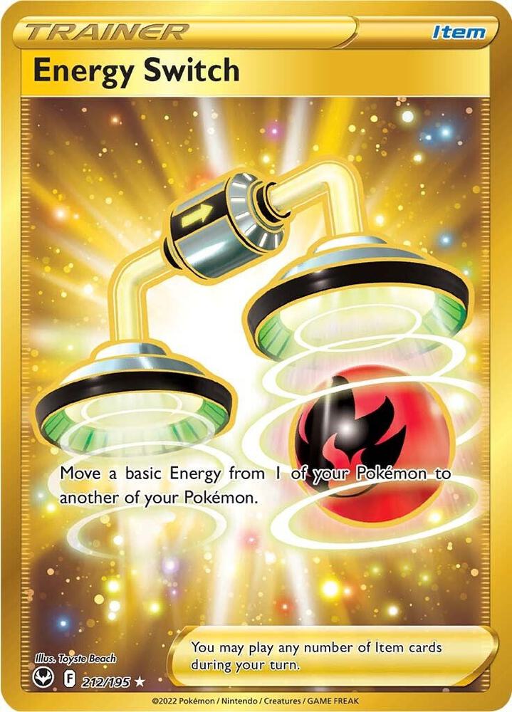 Energy Switch Secret 212/195 (SWSH12: Silver Tempest) - Holofoil