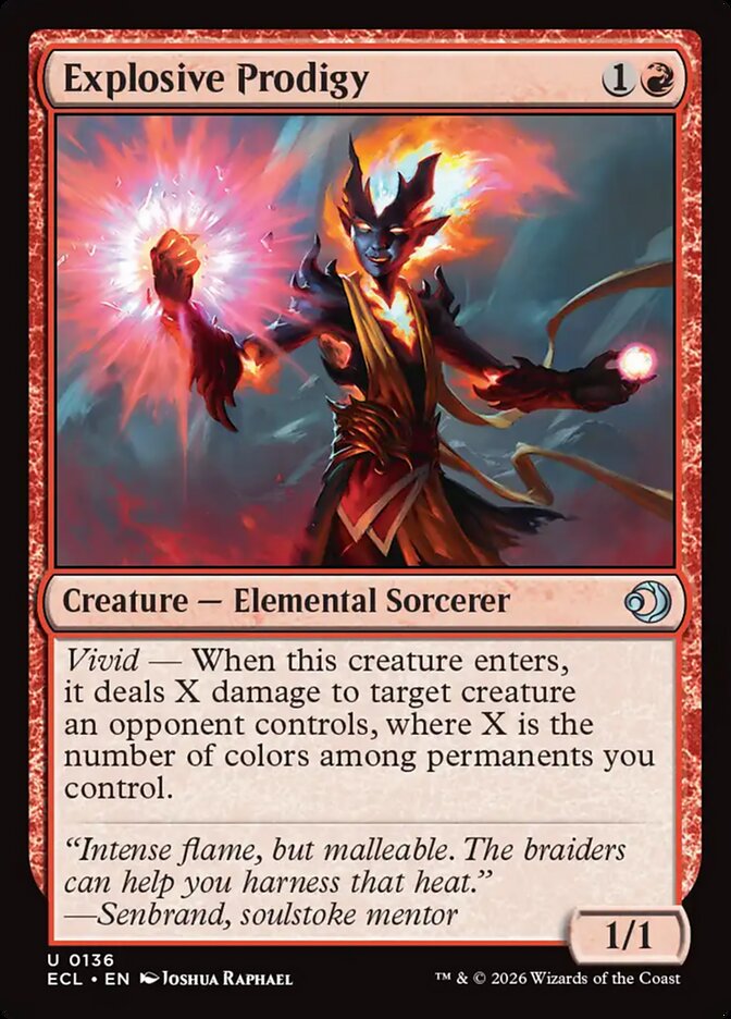 Explosive Prodigy 136/273 (Lorwyn Eclipsed) - Foil