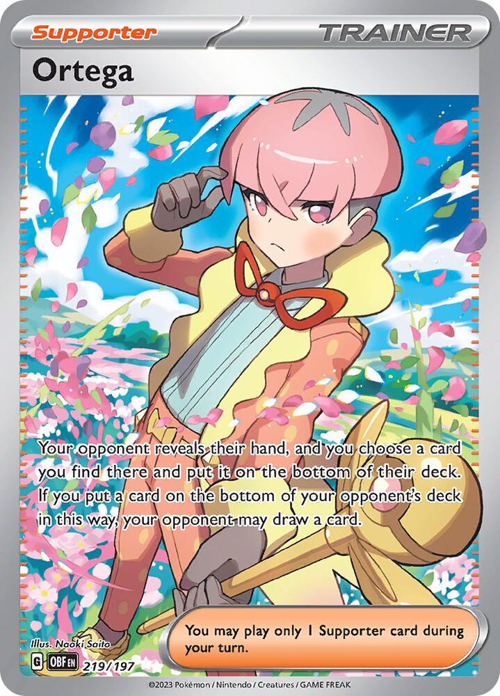 Ortega 219/197 (SV03: Obsidian Flames) - Holofoil