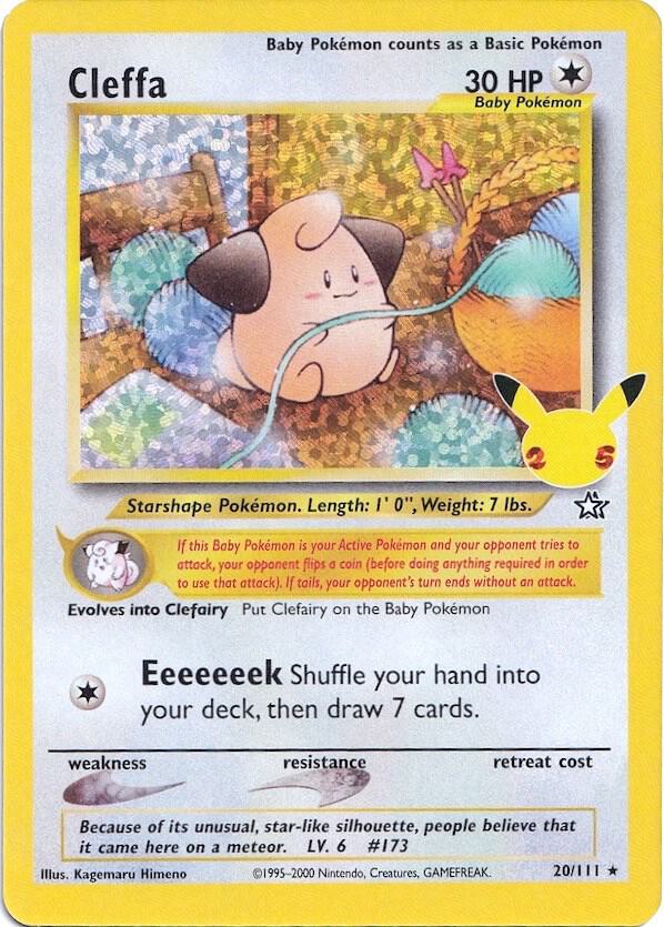 Cleffa 20/111 (Celebrations: Classic Collection) - Holofoil