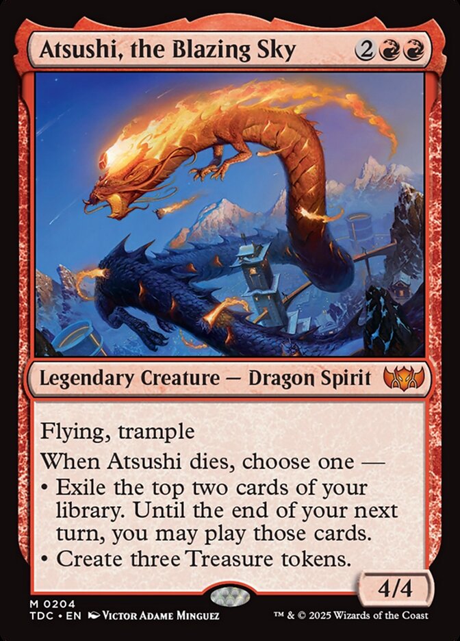 Atsushi, the Blazing Sky 204 (Commander: Tarkir: Dragonstorm)