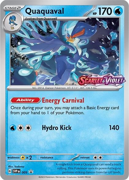 Quaquaval Prerelease 005 (SV: Scarlet & Violet Promo Cards) - Holofoil