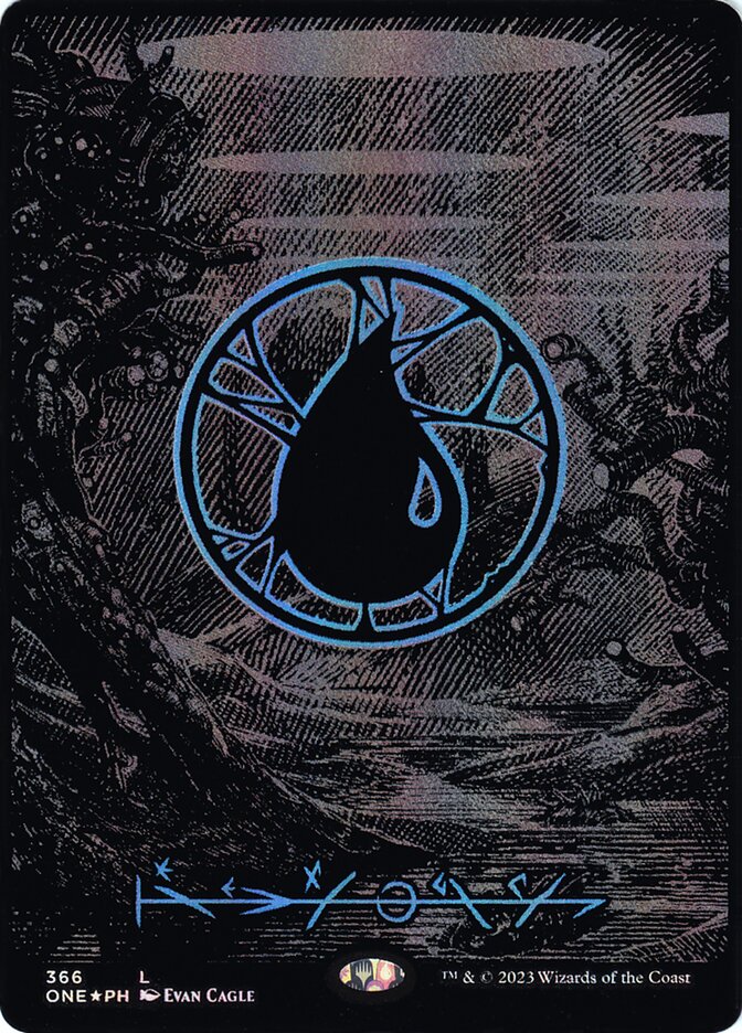 Island 366 (Phyrexia: All Will Be One) - Oil Slick Foil