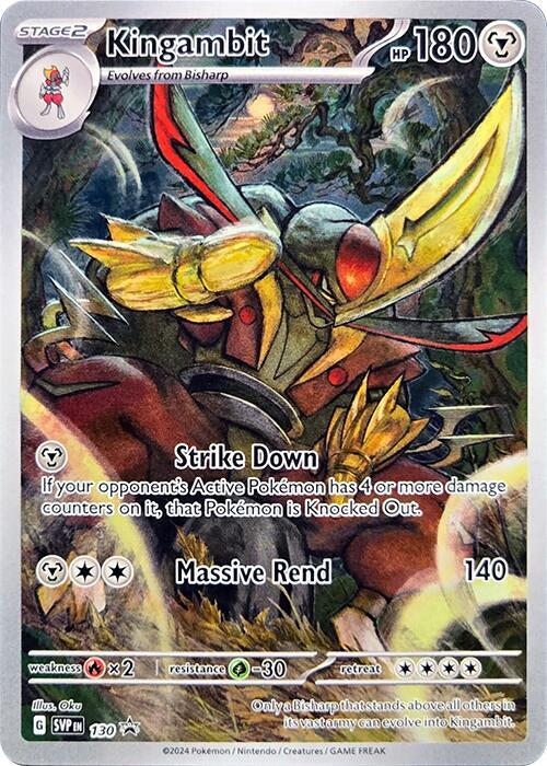 Kingambit 130 (SV: Scarlet & Violet Promo Cards) - Holofoil